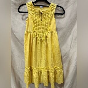 Mayoral Yellow Tiered Ruffled Sundress